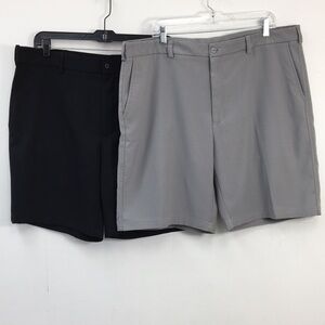 Pebble Beach/Grand Slam Mens Golf Shorts Bundle of 2 Size 42 EXCELLENT Condition